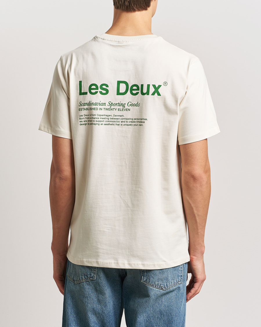 Hombres | Camisetas | LES DEUX | Brody Printed T-shirt 2.0 Ivory