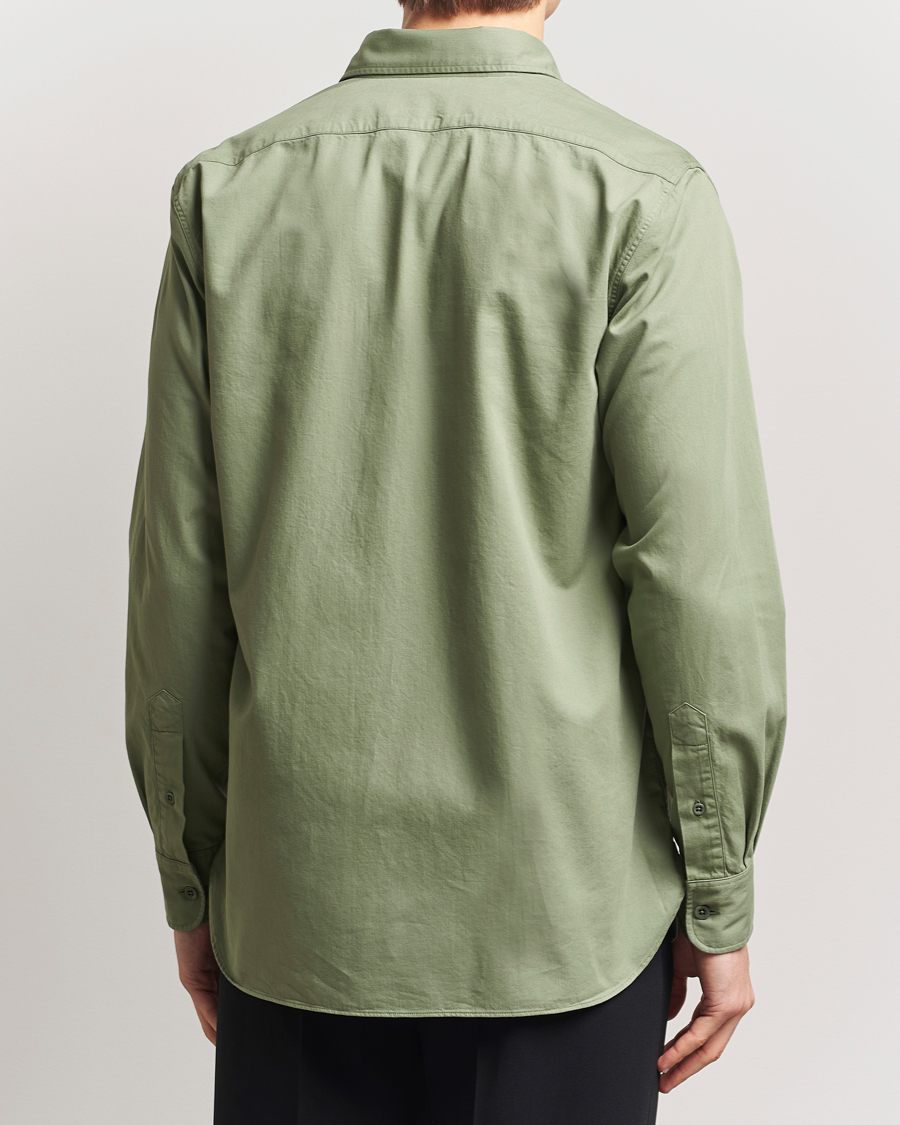 Hombres | Camisas | Ralph Lauren Purple Label | Chino Twill Overshirt Dark Ivy