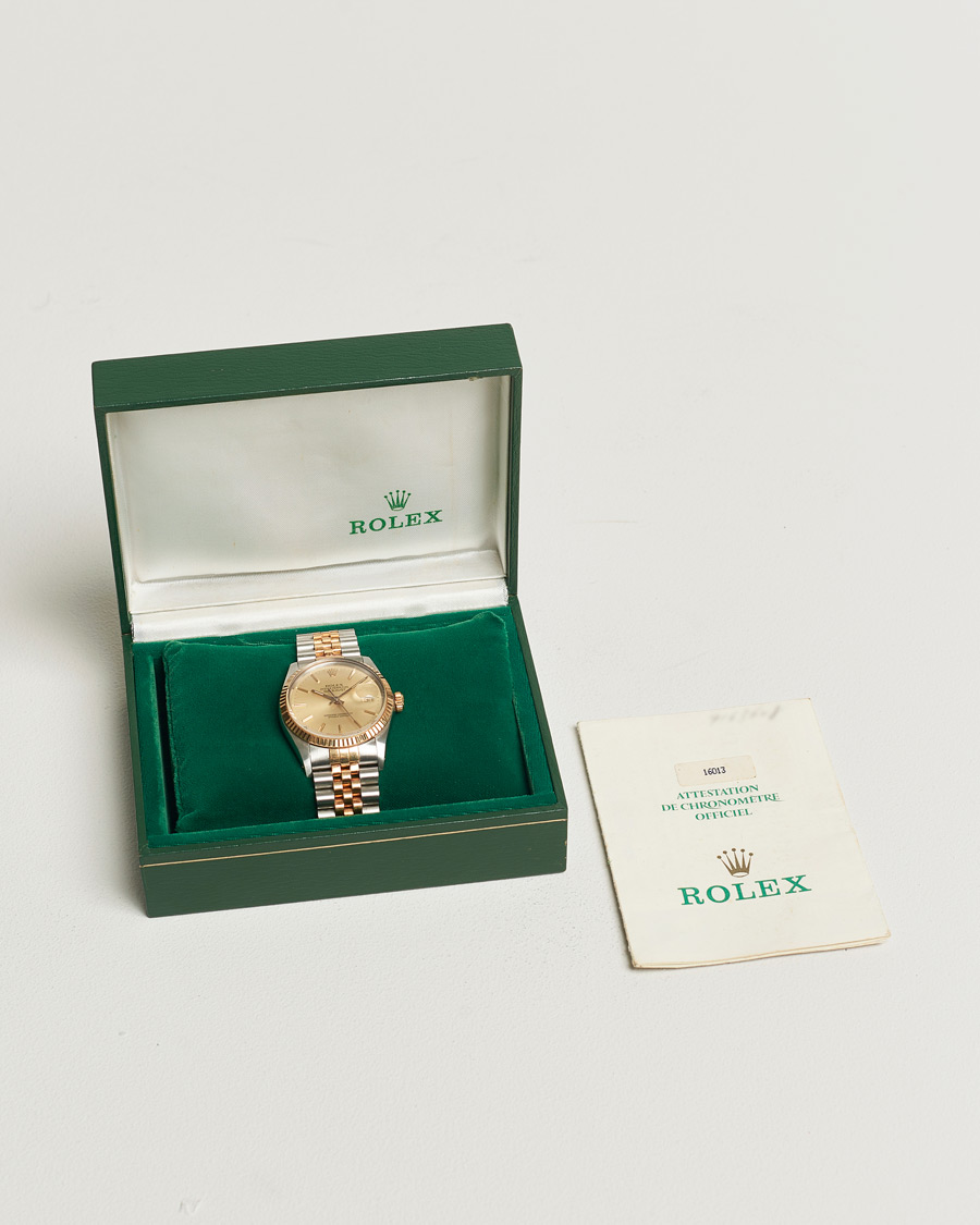 Hombres | Rolex Pre-Owned Datejust 16013 G/S Silver | Rolex Pre-Owned | Datejust 16013 G/S Silver