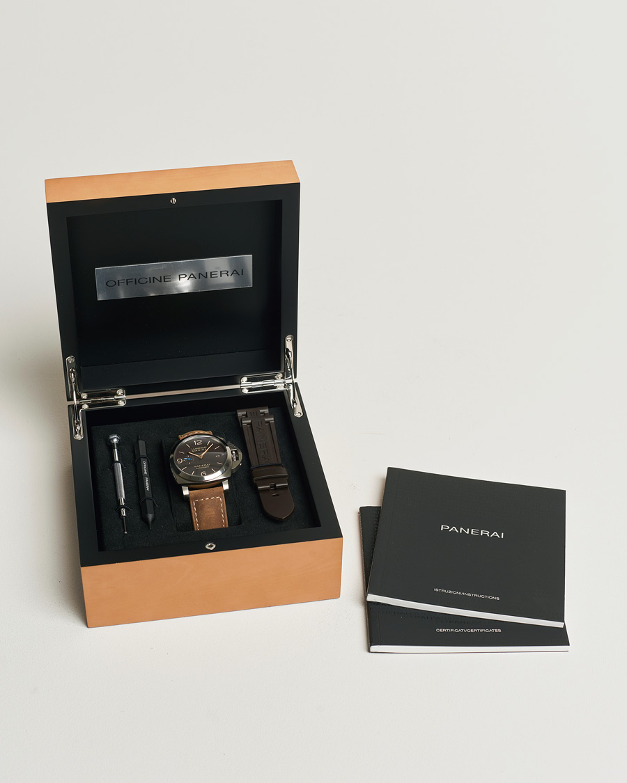 Hombres | Panerai Pre-Owned Luminor Marina PAM01351 Silver | Panerai Pre-Owned | Luminor Marina PAM01351 Silver