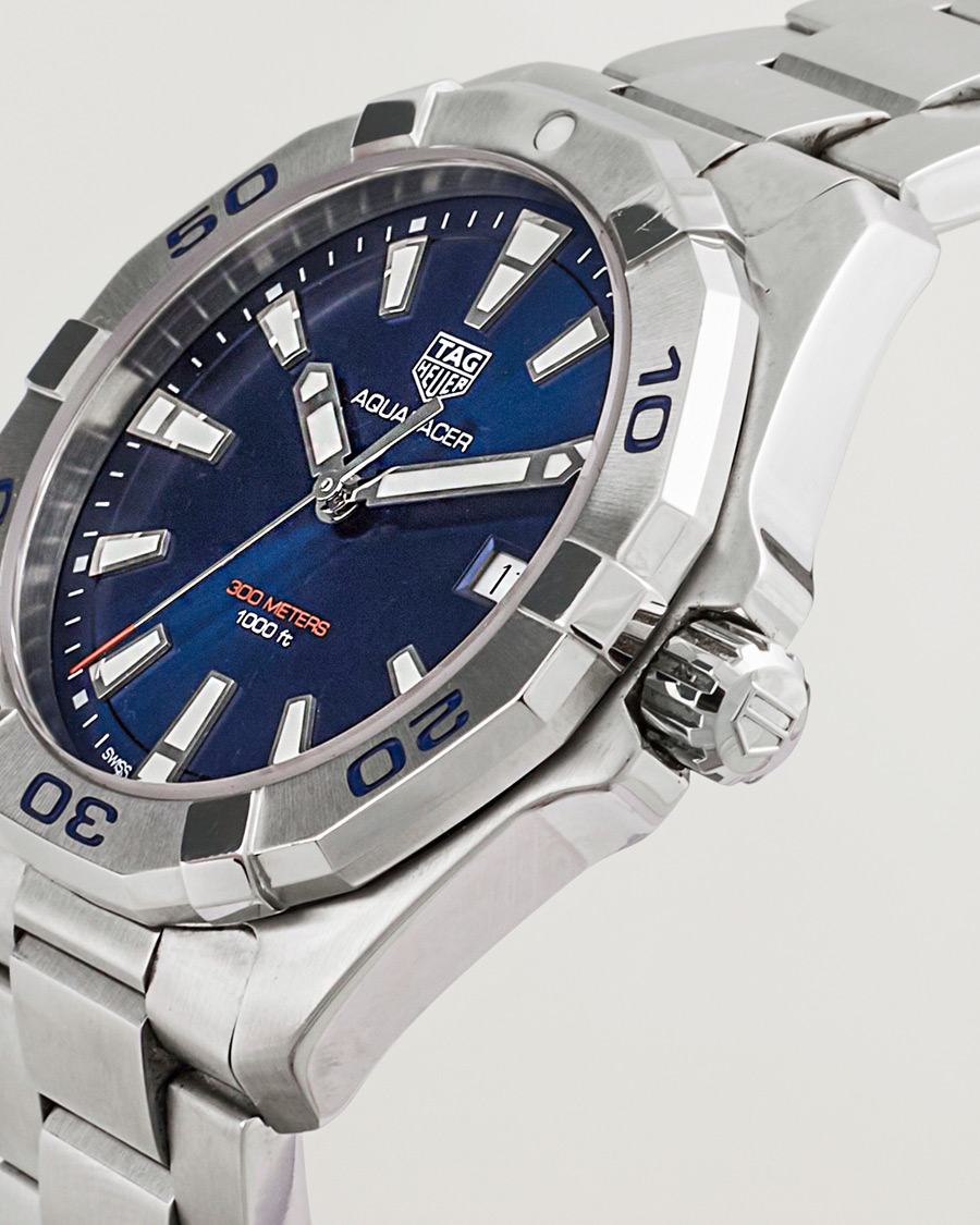 Hombres | Tag Heuer Pre-Owned Aquaracer 300M WBD112 Silver | Tag Heuer Pre-Owned | Aquaracer 300M WBD112 Silver