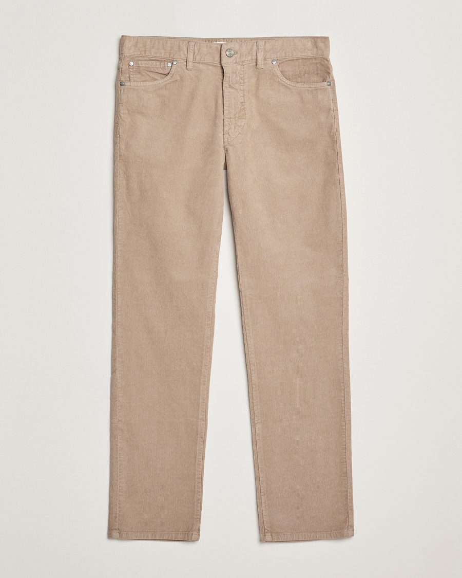 Hombres | Pantalones | NN07 | Tony Corduroy 5-Pocket Pants Timber Wolf