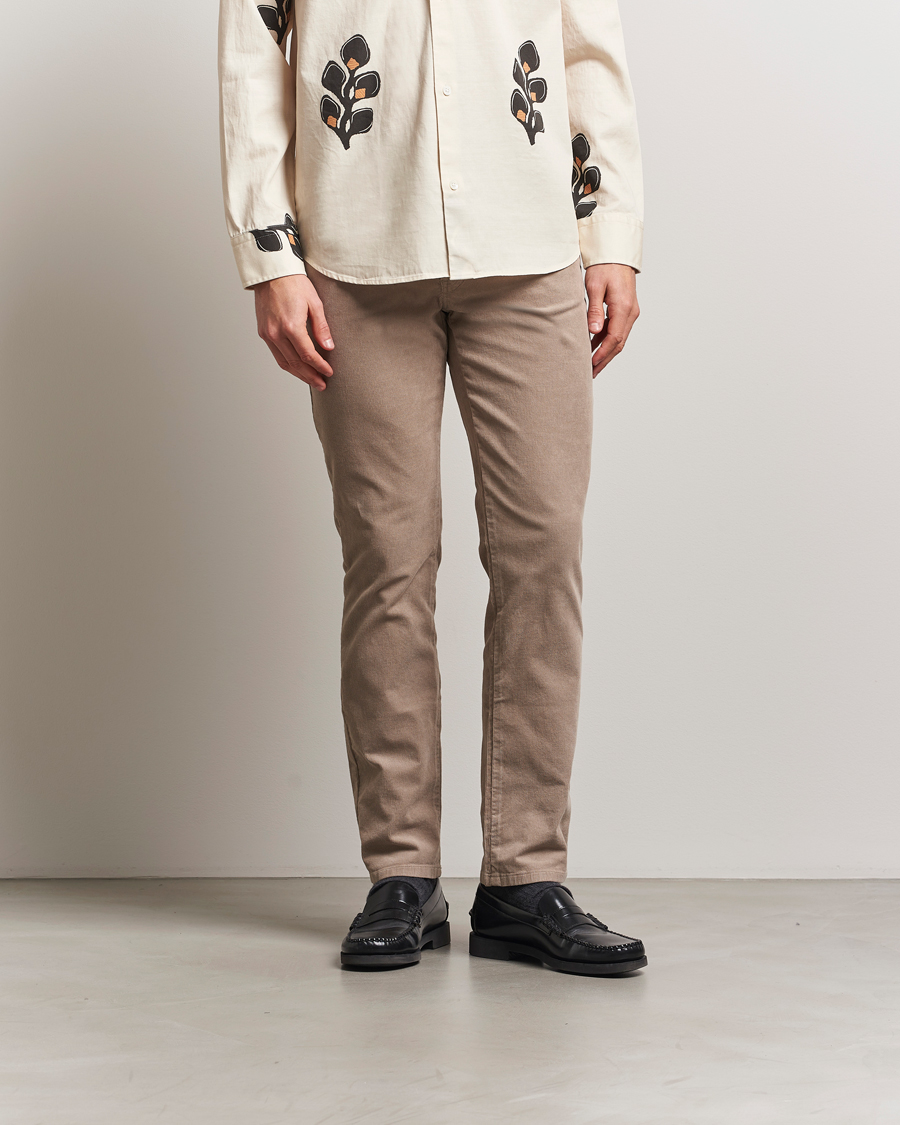Hombres | Pantalones | NN07 | Tony Corduroy 5-Pocket Pants Timber Wolf