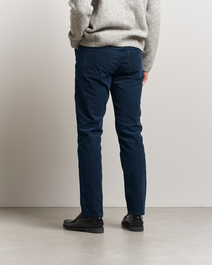 Hombres | Pantalones | NN07 | Tony Corduroy 5-Pocket Pants Navy Blue