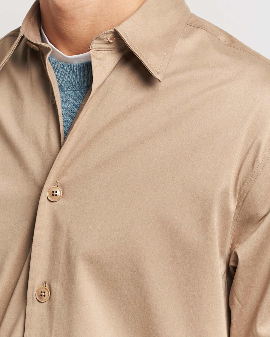 Hombres | Camisas | NN07 | Quinsy Cotton Overshirt Timber Wolf