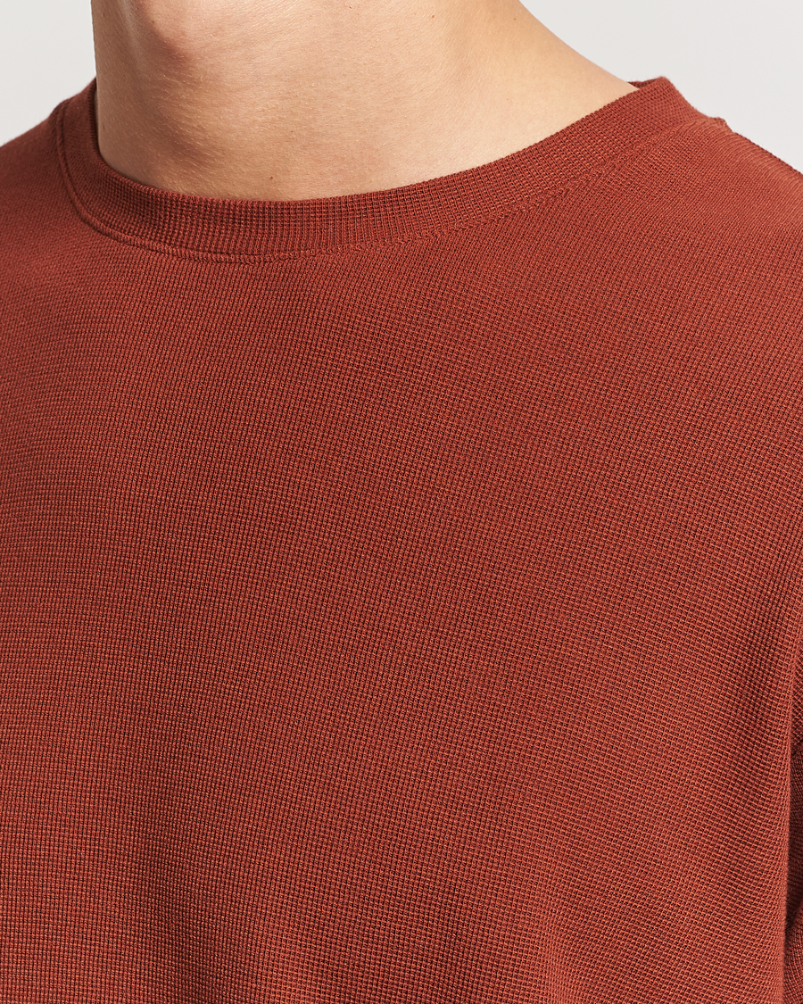 Hombres | Jerséis y prendas de punto | NN07 | Clive Knitted Sweater Rust Red