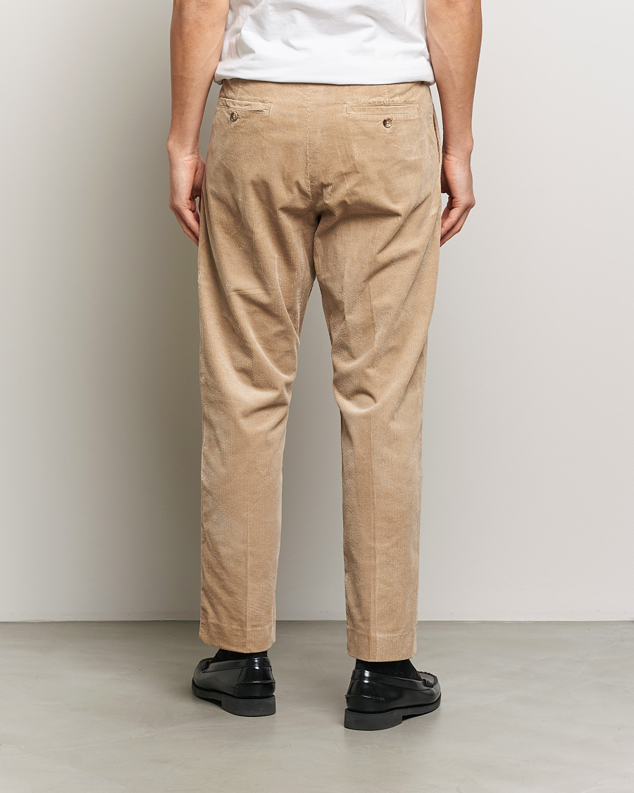 Hombres | Pantalones | NN07 | Bill Pleated Corduroy Pants White Peppar