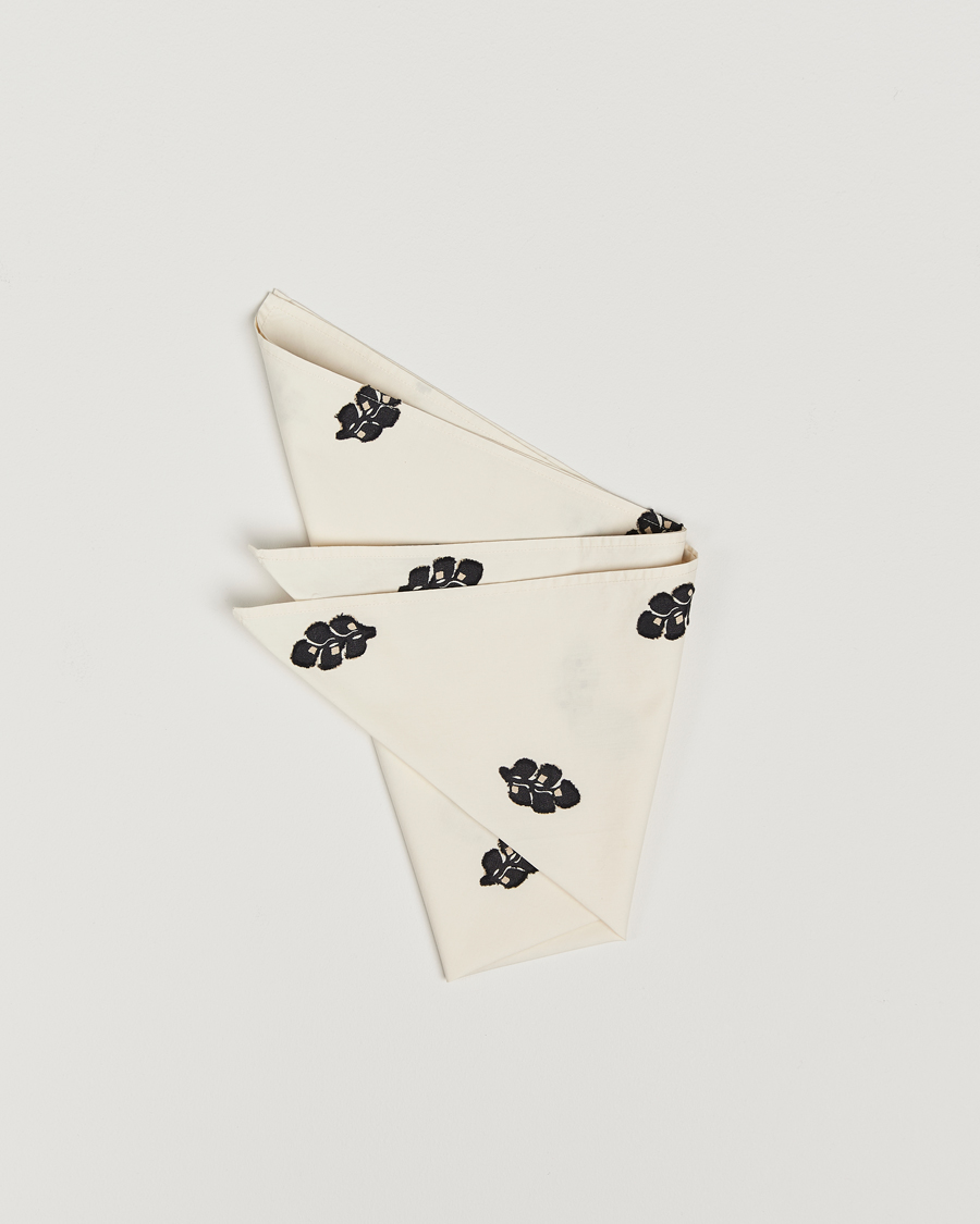 Hombres | NN07 Jacquard Woven Printed Bandana Ivory | NN07 | Jacquard Woven Printed Bandana Ivory