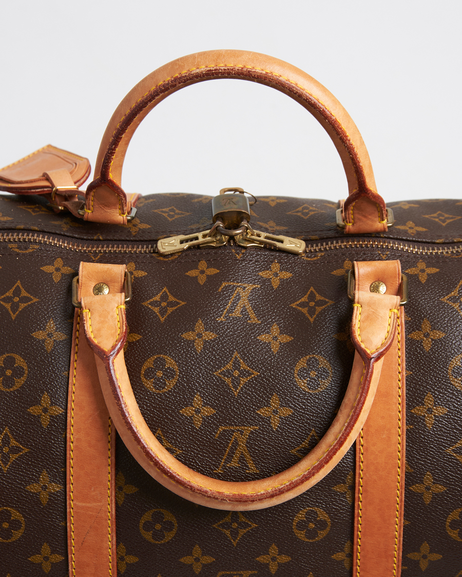 Hombres | Louis Vuitton Pre-Owned Keepall Bandoulière 60 Monogram Silver | Louis Vuitton Pre-Owned | Keepall Bandoulière 60 Monogram Silver