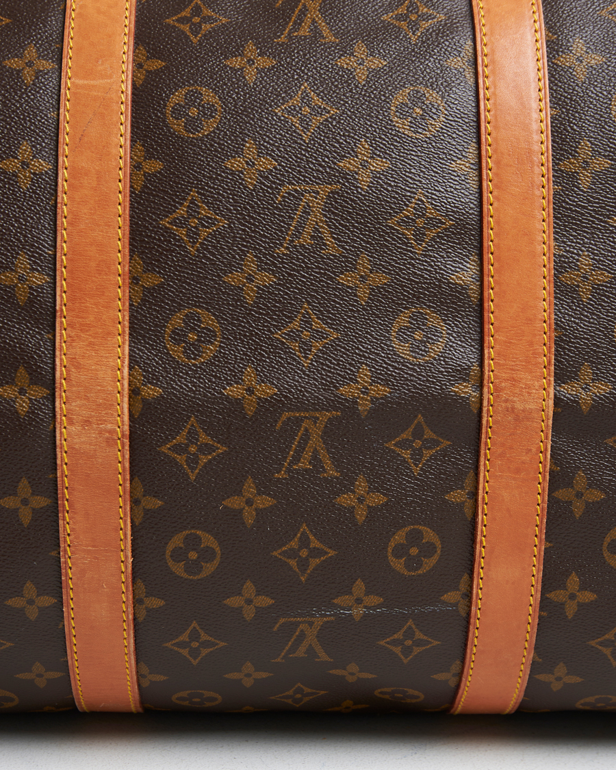 Hombres | Louis Vuitton Pre-Owned Keepall Bandoulière 60 Monogram Silver | Louis Vuitton Pre-Owned | Keepall Bandoulière 60 Monogram Silver
