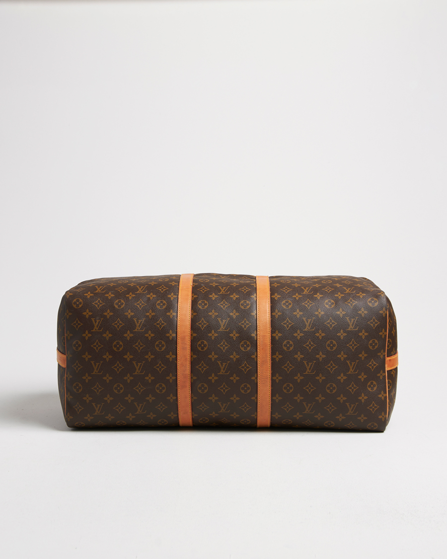 Hombres | Louis Vuitton Pre-Owned Keepall Bandoulière 60 Monogram Silver | Louis Vuitton Pre-Owned | Keepall Bandoulière 60 Monogram Silver