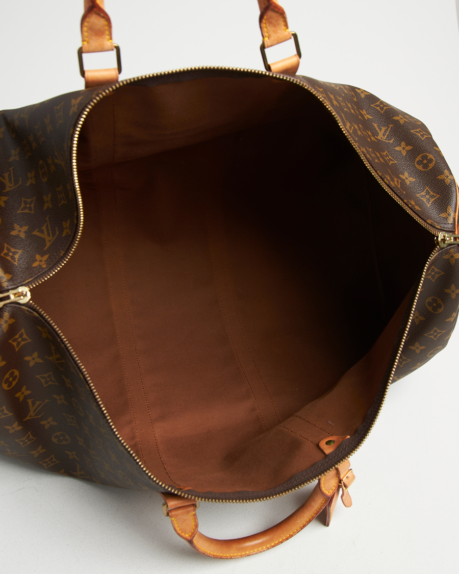 Hombres | Louis Vuitton Pre-Owned Keepall Bandoulière 60 Monogram Silver | Louis Vuitton Pre-Owned | Keepall Bandoulière 60 Monogram Silver