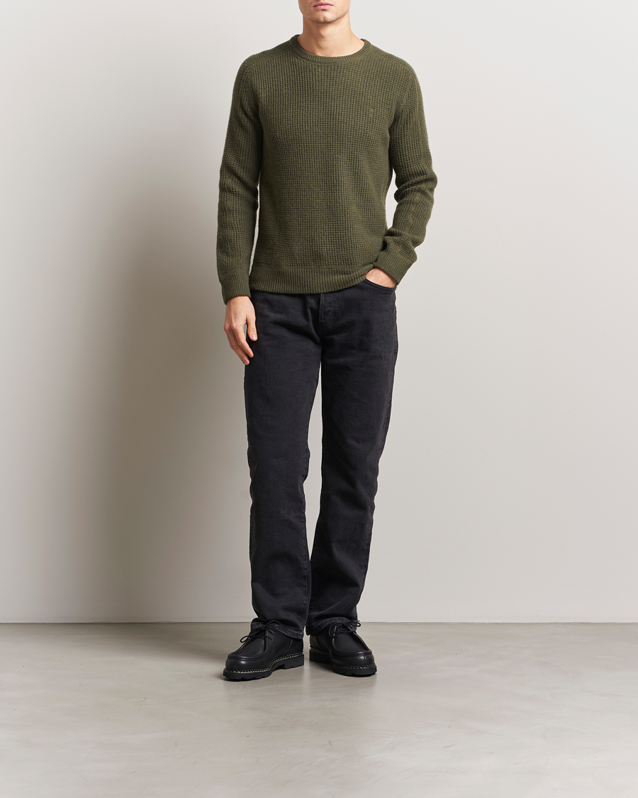 Hombres | Jerséis y prendas de punto | Polo Ralph Lauren | Wool/Alpaca Knitted Sweater New Olive