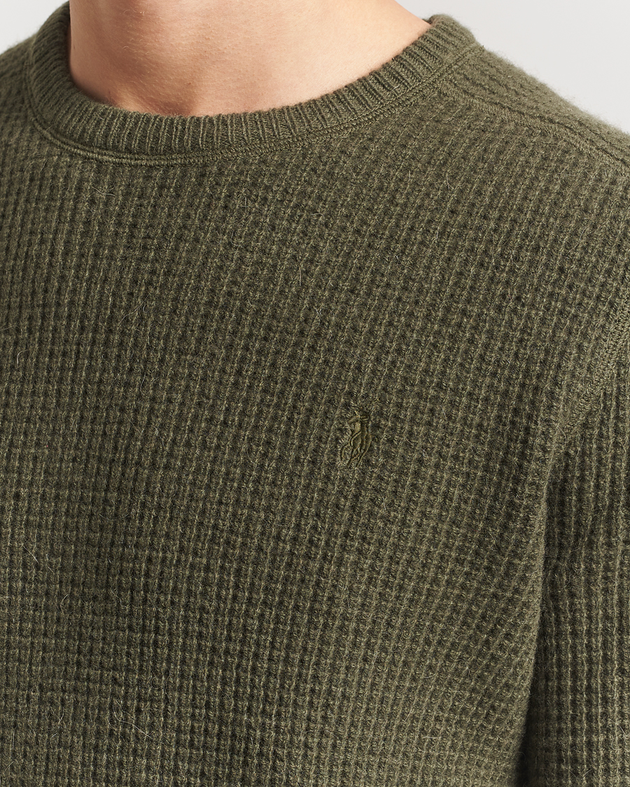 Hombres | Jerséis y prendas de punto | Polo Ralph Lauren | Wool/Alpaca Knitted Sweater New Olive