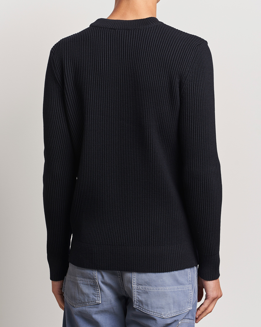 Hombres | Jerséis y prendas de punto | S.N.S. Herning | Fender Wool Crew Neck Navy Blue