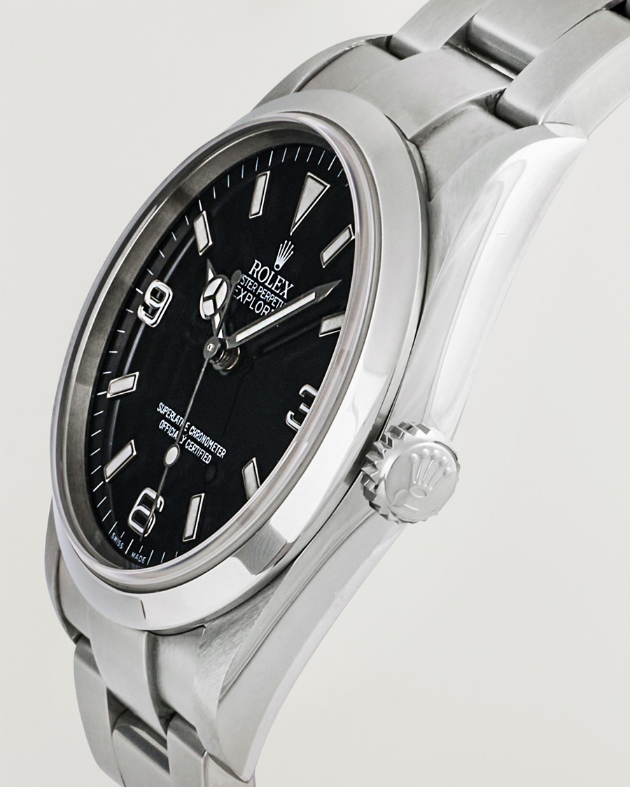 Hombres | Rolex Pre-Owned Explorer 114270 Silver | Rolex Pre-Owned | Explorer 114270 Silver