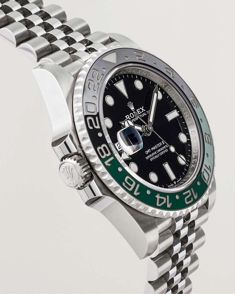 Hombres | Rolex Pre-Owned GMT-Master II Sprite 126720VTNR Silver | Rolex Pre-Owned | GMT-Master II Sprite 126720VTNR Silver