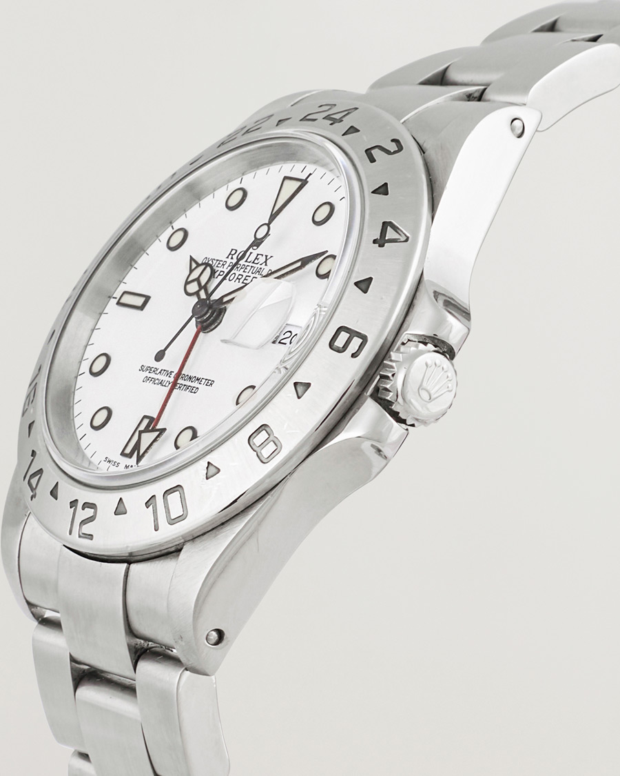 Hombres | Rolex Pre-Owned Explorer II 16570 Silver | Rolex Pre-Owned | Explorer II 16570 Silver
