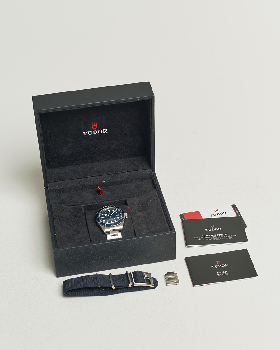 Hombres | Tudor Pre-Owned Black Bay Fifty-Eight 79030B Steel Blue Silver | Tudor Pre-Owned | Black Bay Fifty-Eight 79030B Steel Blue Silver