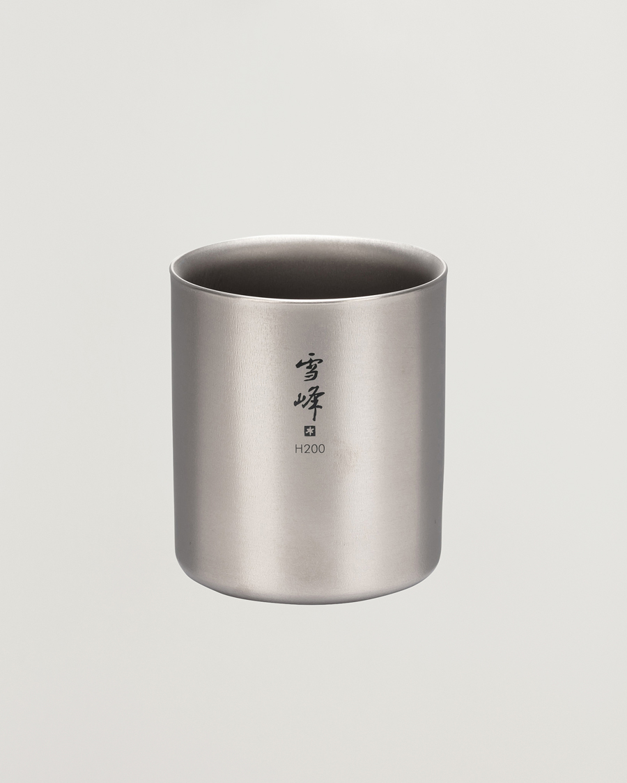 Hombres | Outdoor living | Snow Peak | Double Wall Stacking Mug 200 Titanium