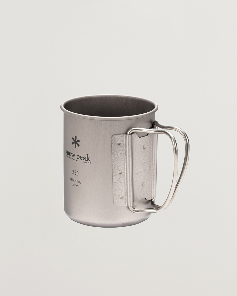Hombres | Outdoor living | Snow Peak | Single Wall Mug 220 Titanium