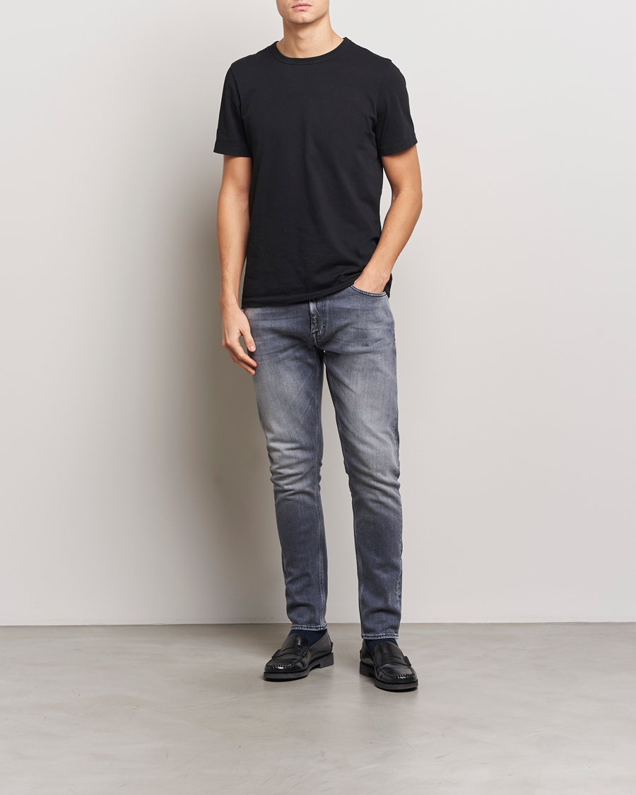 Hombres | Vaqueros | Tiger of Sweden | Pistolero Stretch Cotton Jeans Prime Washed Black