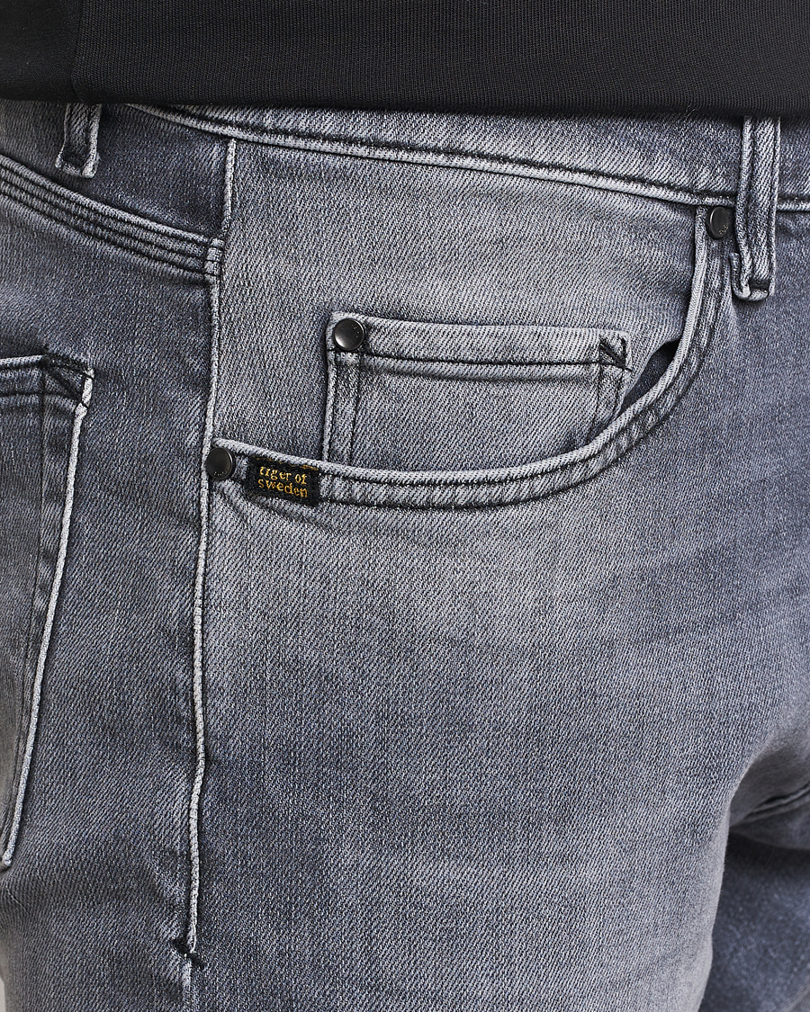 Hombres | Vaqueros | Tiger of Sweden | Pistolero Stretch Cotton Jeans Prime Washed Black