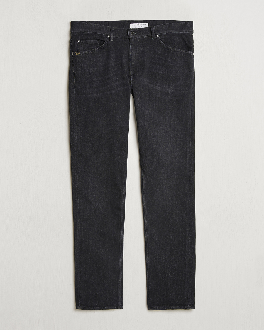 Hombres | Vaqueros | Tiger of Sweden | Evolve Stretch Cotton Jeans Washed Black
