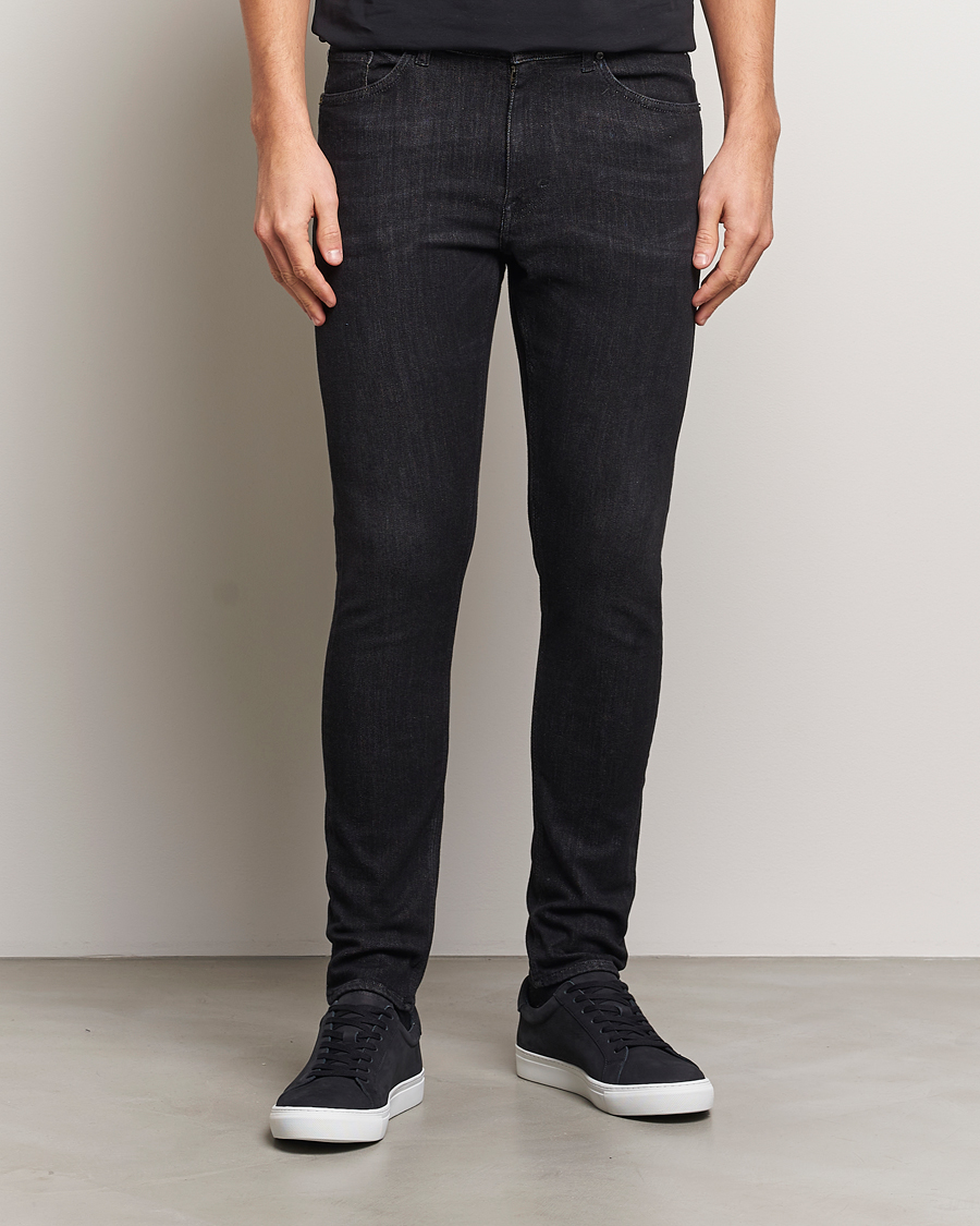 Hombres | Vaqueros | Tiger of Sweden | Evolve Stretch Cotton Jeans Washed Black