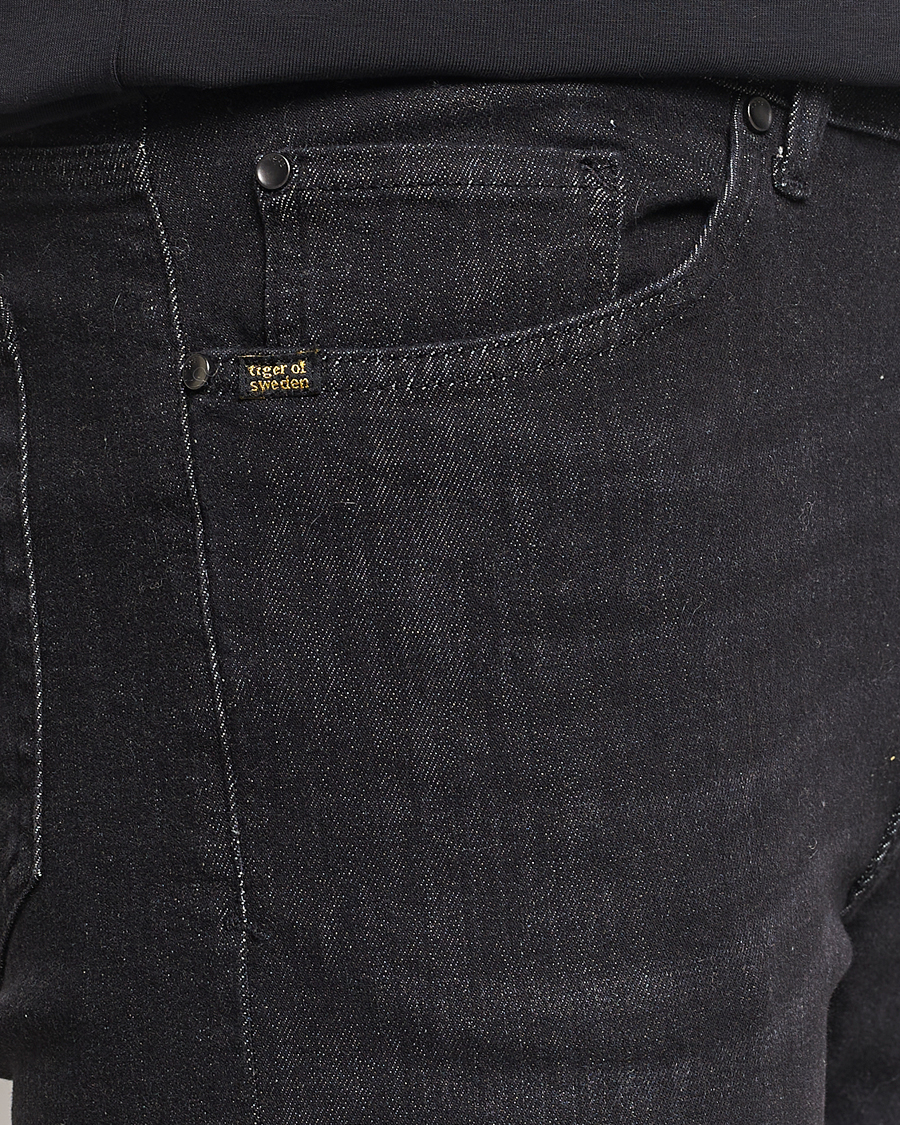Hombres | Vaqueros | Tiger of Sweden | Evolve Stretch Cotton Jeans Washed Black