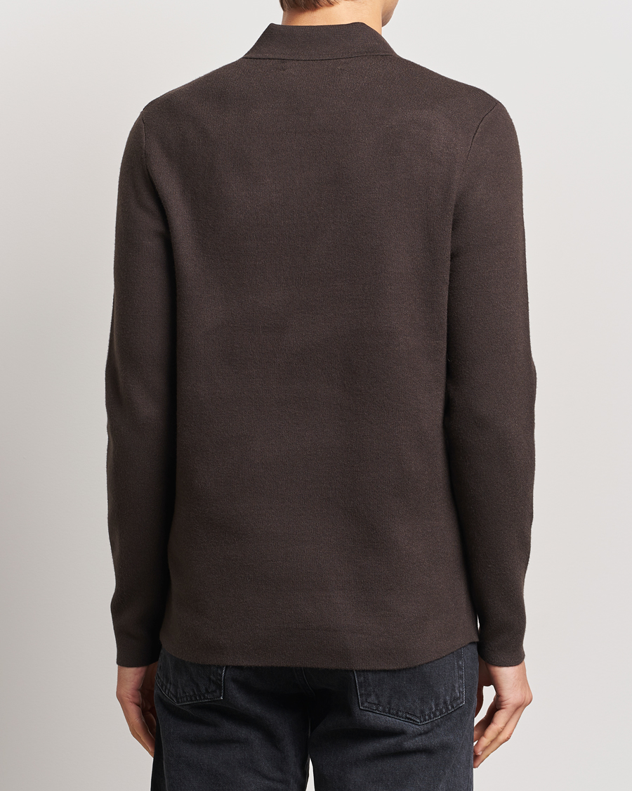 Hombres | Jerséis y prendas de punto | Samsøe Samsøe | Guna Half Zip Turkish Coffee