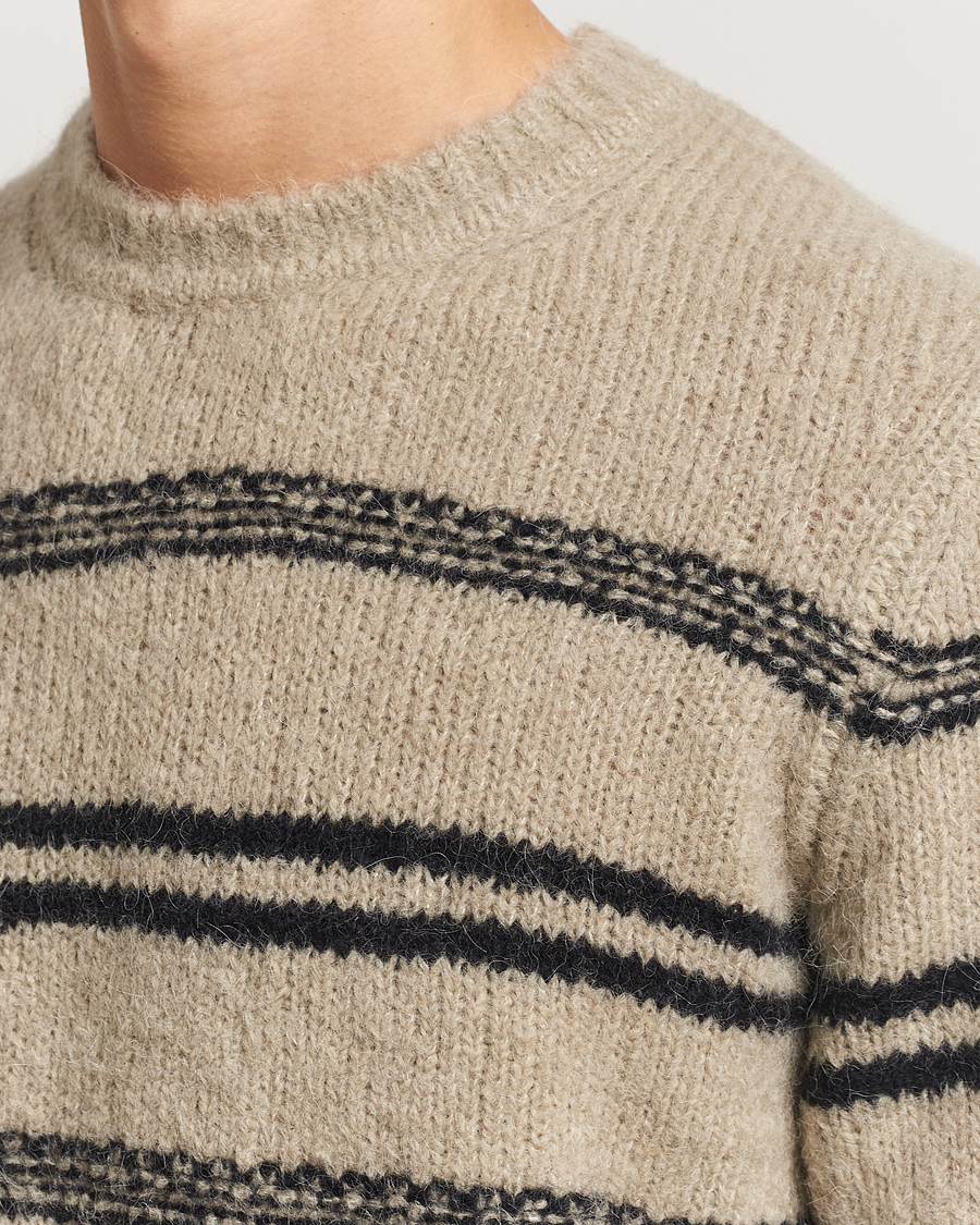 Hombres | Jerséis y prendas de punto | Samsøe Samsøe | Arin Alpaca Striped Sweater Seneca Rock