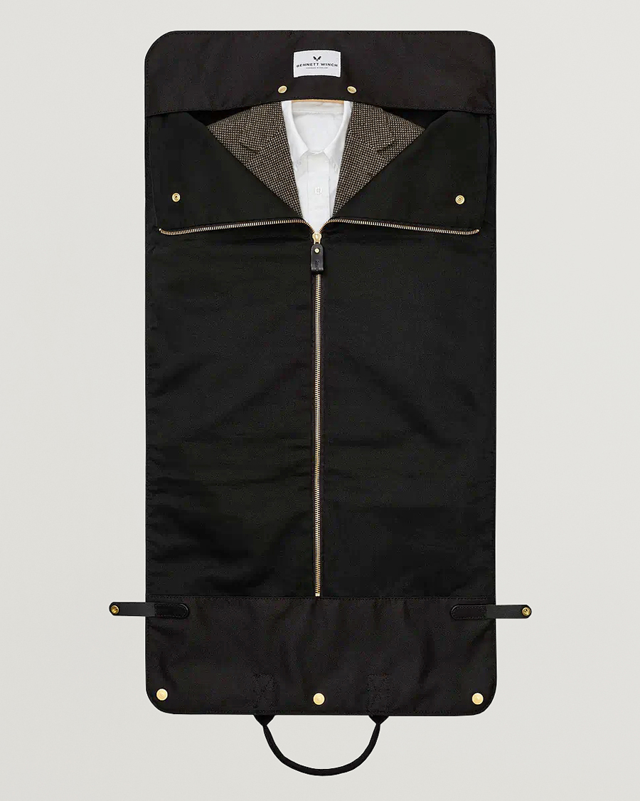 Hombres | Bennett Winch Nylon Trifold Suit Carrier Black | Bennett Winch | Nylon Trifold Suit Carrier Black