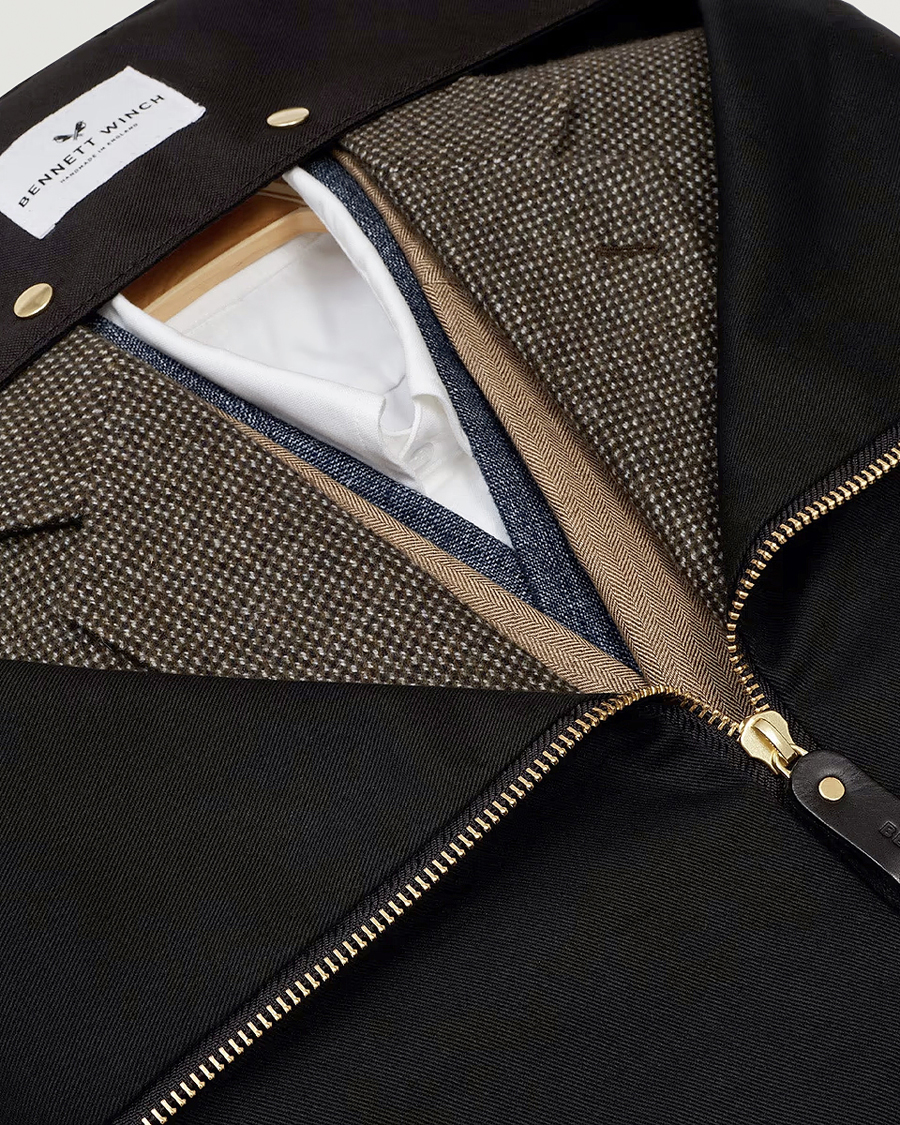 Hombres | Bennett Winch Nylon Trifold Suit Carrier Black | Bennett Winch | Nylon Trifold Suit Carrier Black