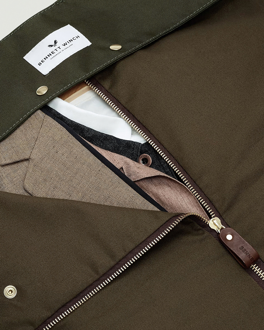 Hombres | Bolsos | Bennett Winch | Nylon Trifold Suit Carrier Olive