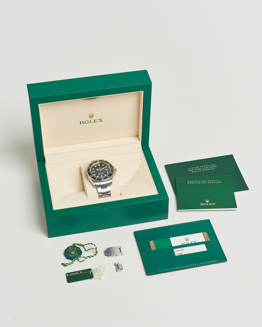 Hombres | Rolex Pre-Owned Sea-Dweller 4000 116600 Silver | Rolex Pre-Owned | Sea-Dweller 4000 116600 Silver