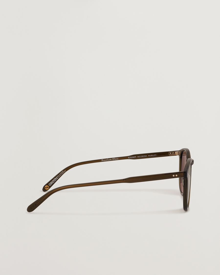 Hombres | Gafas de sol | Garrett Leight | Kinney 49 Sunglasses Olive/Green