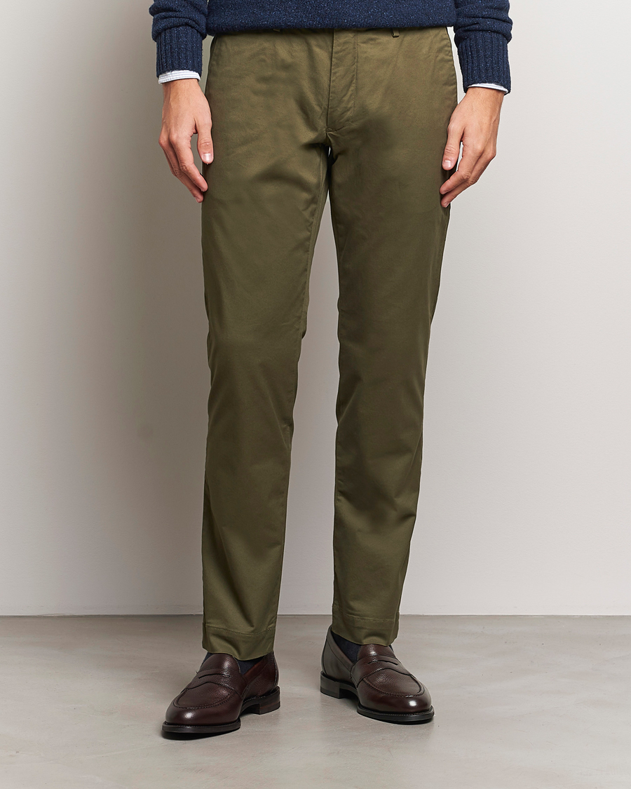 Hombres | Pantalones | Polo Ralph Lauren | Hudson Slim Fit Stretch Chinos Canopy Olive