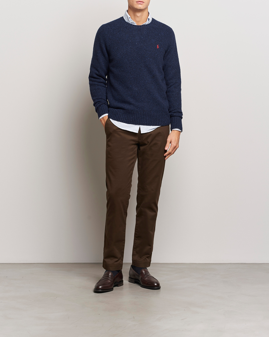 Hombres | Pantalones | Polo Ralph Lauren | Slim Fit Stretch Chinos Dark Brown