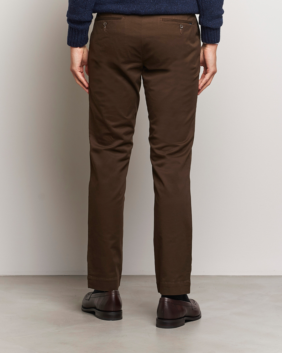 Hombres | Pantalones | Polo Ralph Lauren | Slim Fit Stretch Chinos Dark Brown