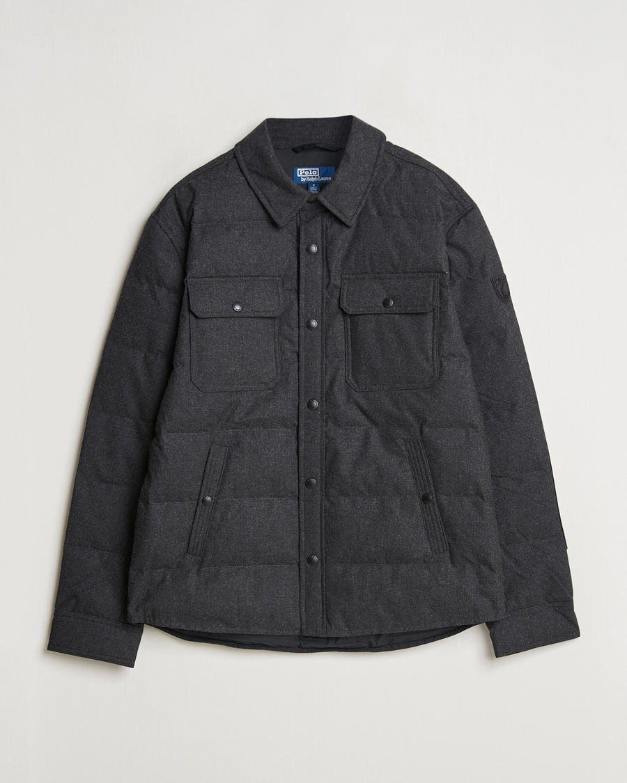 Hombres | Abrigos y chaquetas | Polo Ralph Lauren | Lewis Quilted Insulated Shirt Jacket Dark Charcoal