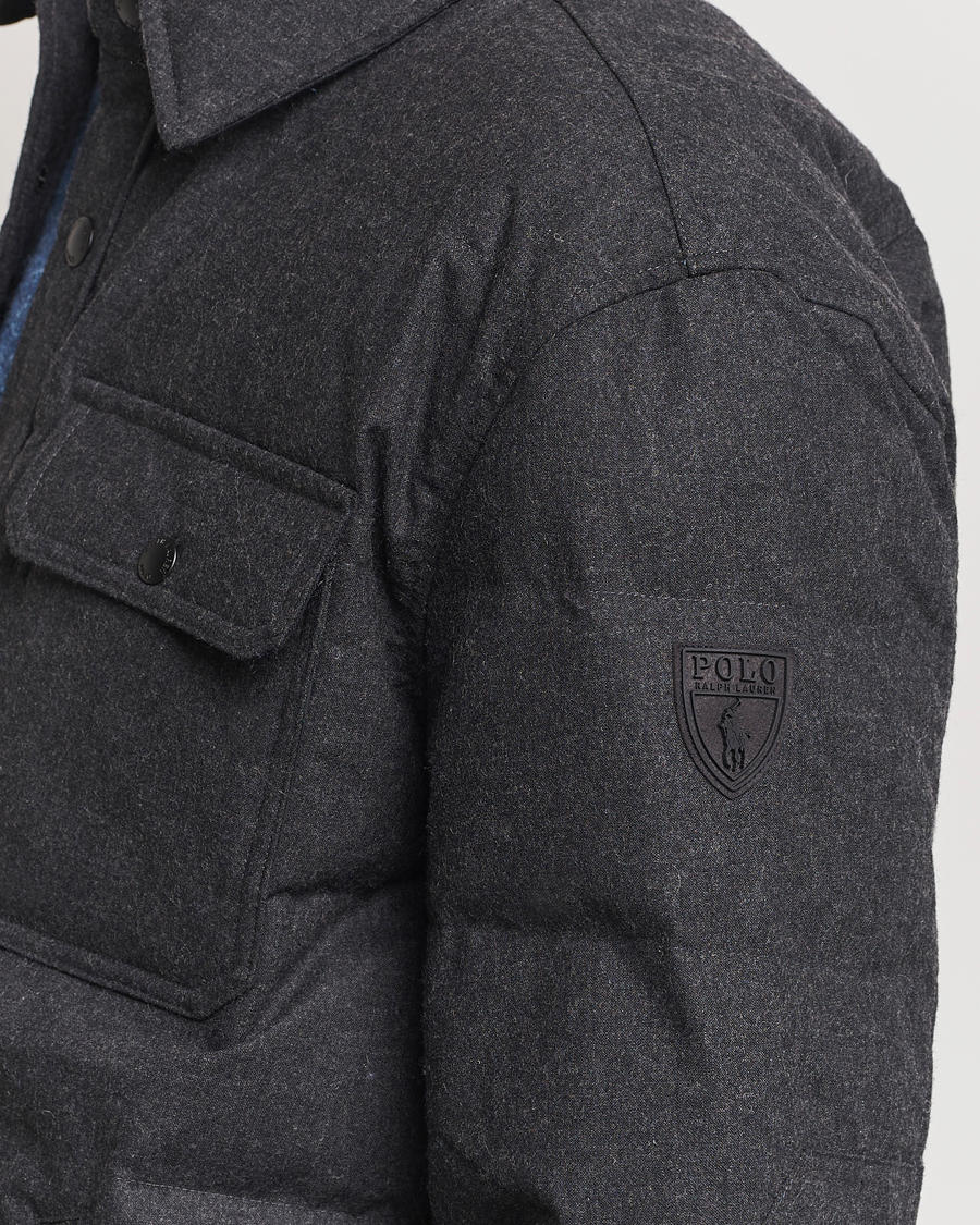 Hombres | Abrigos y chaquetas | Polo Ralph Lauren | Lewis Quilted Insulated Shirt Jacket Dark Charcoal
