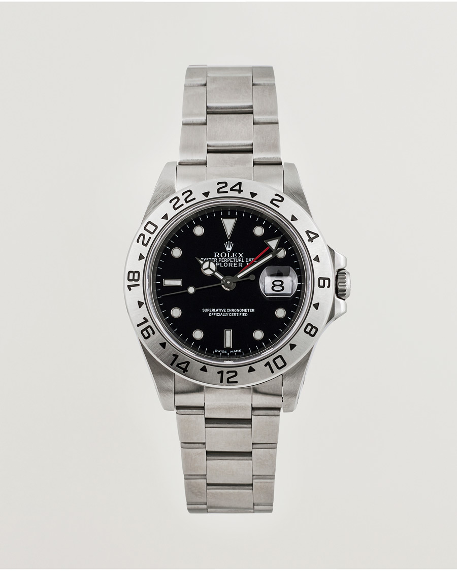 Hombres | Rolex Pre-Owned Explorer II 16570 Silver | Rolex Pre-Owned | Explorer II 16570 Silver