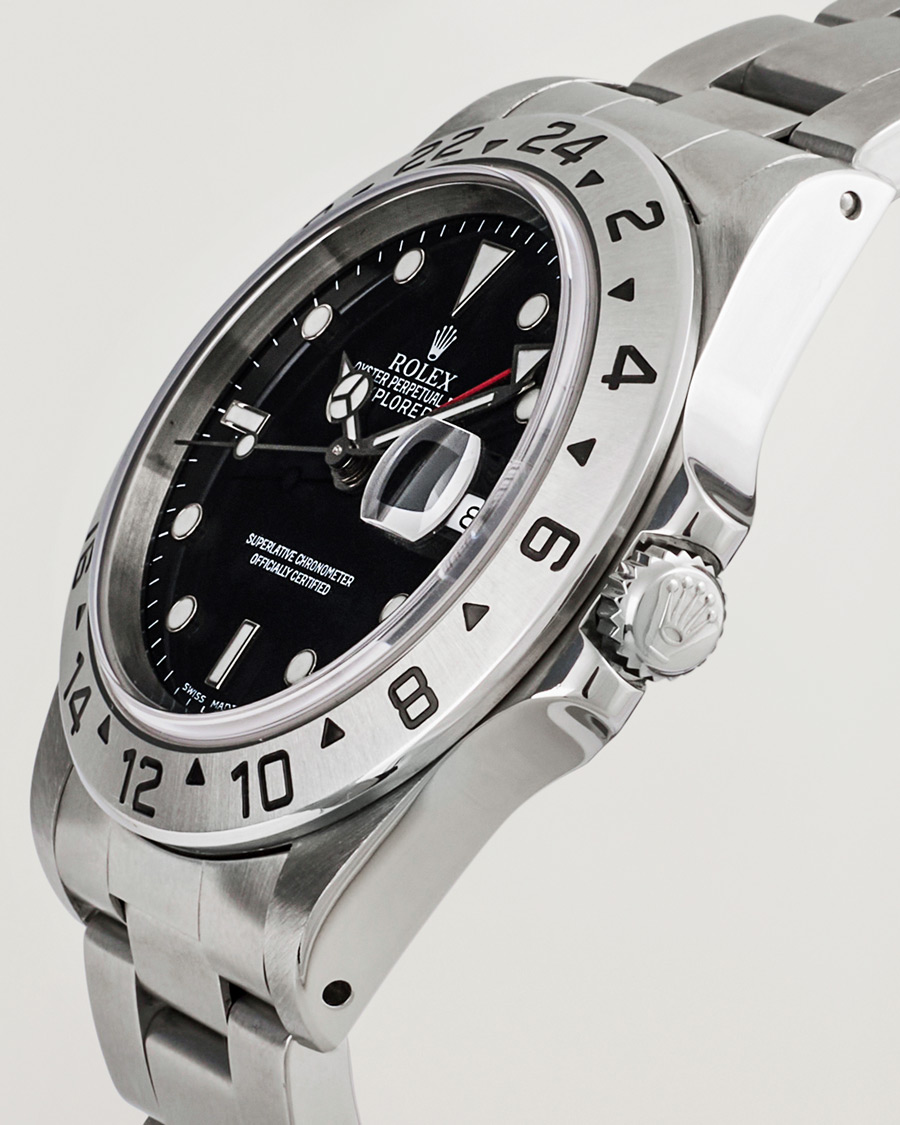 Hombres | Rolex Pre-Owned Explorer II 16570 Silver | Rolex Pre-Owned | Explorer II 16570 Silver