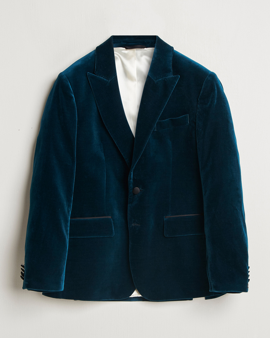 Hombres | Blazers | J.Lindeberg | Lenny Velvet Blazer Key Largo