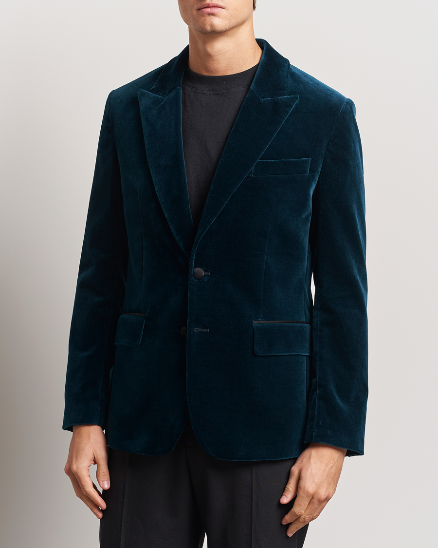 Hombres | Blazers | J.Lindeberg | Lenny Velvet Blazer Key Largo