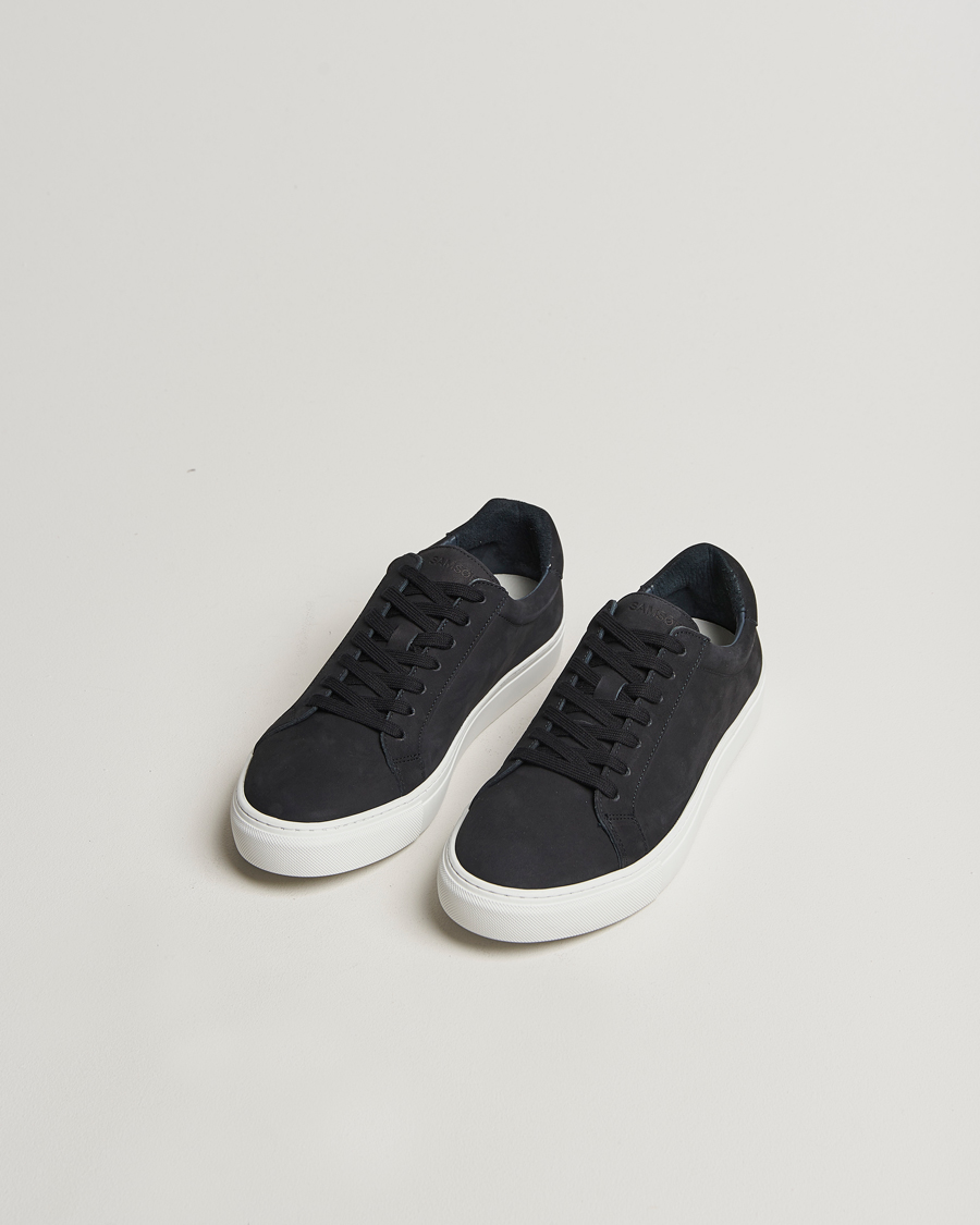 Hombres | Zapatillas | Samsøe Samsøe | Saharry Nubuck Sneakers Salute Navy
