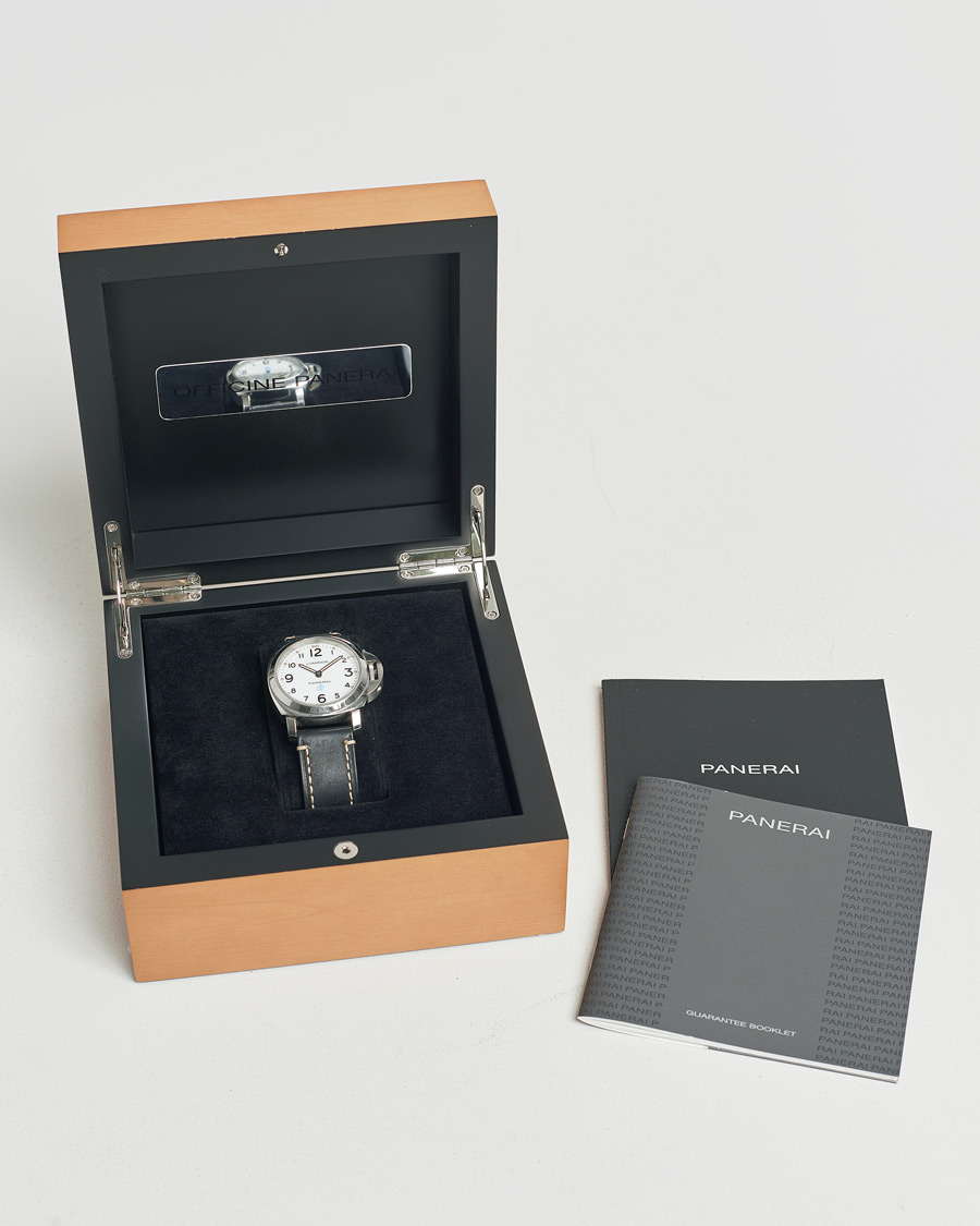Hombres | Panerai Pre-Owned Luminor Base Logo Silver | Panerai Pre-Owned | Luminor Base Logo Silver