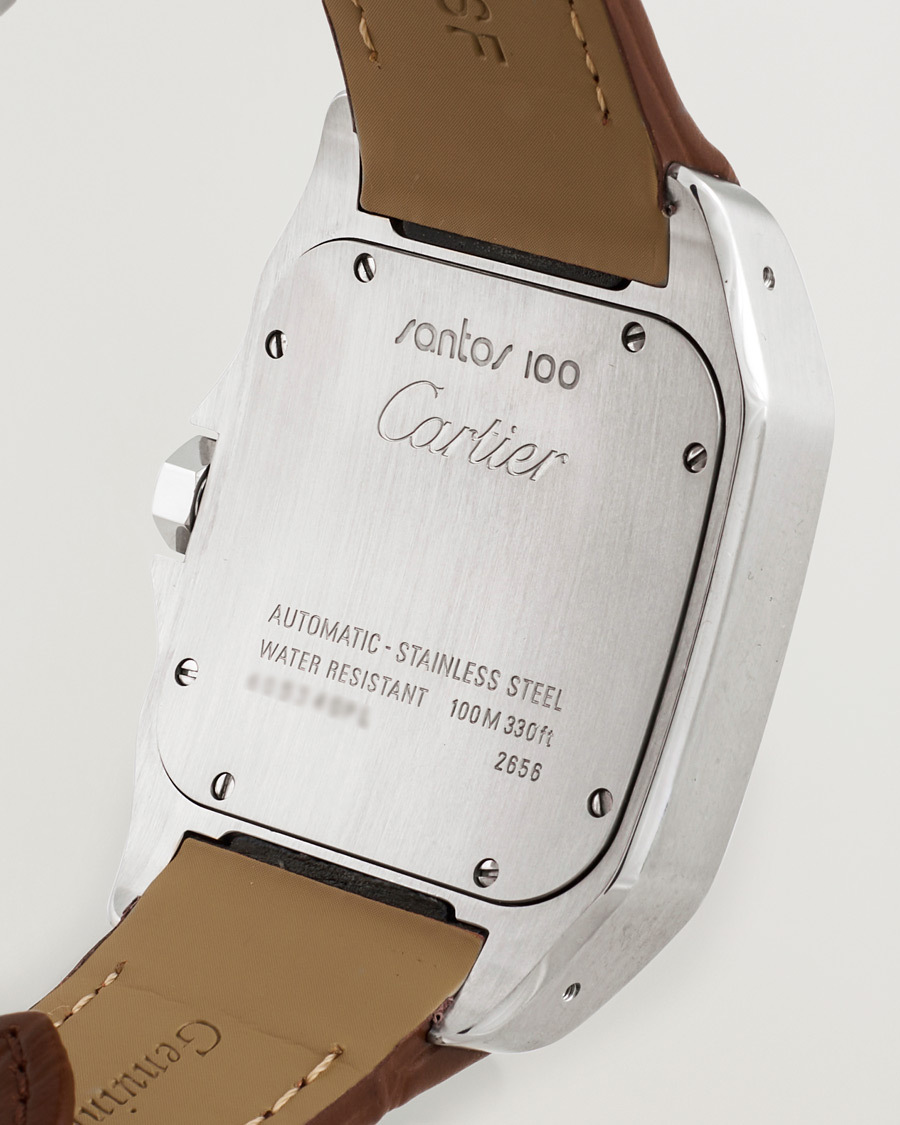 Hombres | Cartier Pre-Owned Santos 100 Silver | Cartier Pre-Owned | Santos 100 Silver
