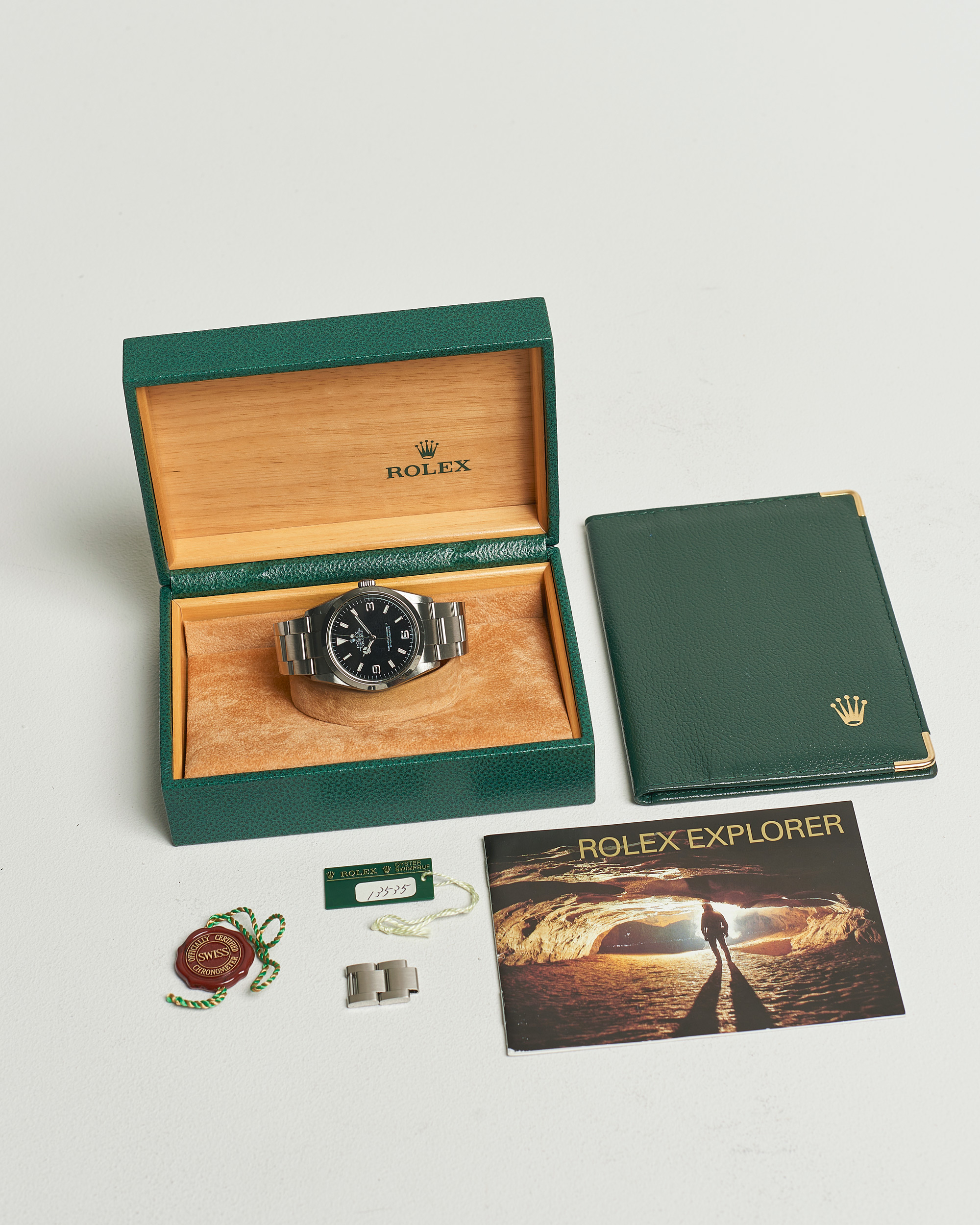 Hombres | Rolex Pre-Owned Explorer 114270 Silver | Rolex Pre-Owned | Explorer 114270 Silver